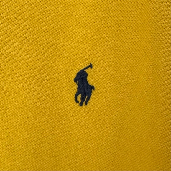 Polo by Ralph Lauren XXL Polo Shirt Classic Fit Yellow Casual Cotton Menswear - Picture 4 of 9